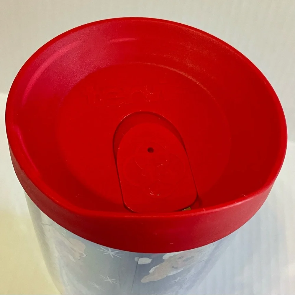 TERVIS Christmas Dogs Double Walled 24 oz Insulated Tumbler with Red Lid - Picture 3 of 4